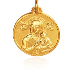  Matka Boża Nieustającej Pomocy. Patronka ludzi potrzebujących szczególnej opieki. średnica 25 mm, 8,8 g  Gold Urbanowicz