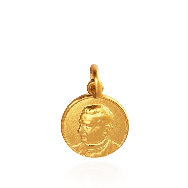 Święty Jan Bosko. Złoty medalik. 12 mm 1,7 g Gold Urbanowicz Święty Jan Bosko. Złoty medalik. 12 mm 1,7 g Gold Urbanowicz