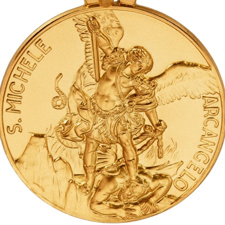 Złoty medalion św Michała Archnaioła - Gold Urbanowicz