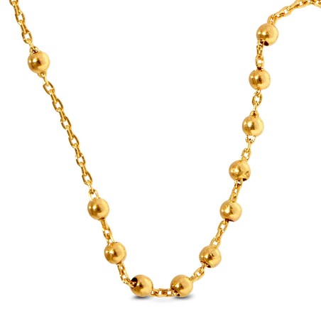 Gold Urbanowicz - Złoty Różaniec. 18-karatowe złoto. Różaniec ze złota naszyjnik złoty