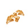 Złote Płatki. Kolczyki ze złota.  0.9 g  Gold Urbanowicz 