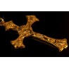 Złoty krzyżyk barokowy, waga 4,90 g. Gold Urbanowicz