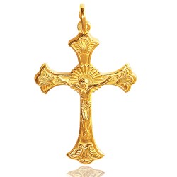 krzyżyk ze złota - barokowy,Gold Urbanowicz
