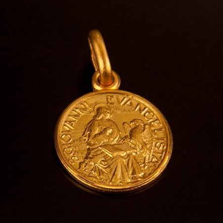  Święty Jan Ewangelista. Złoty medalik 2,2 g  Gold Urbanowicz