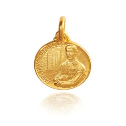 Złoty Medalik św Maksymiliana Kolbego -  Gold Urbanowicz Warszawa
