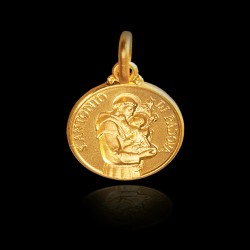 Złoty medalik- Święty Antoni  Gold Urbanowicz jubiler Katowice