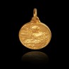 Święta Cecylia. Patronka muzyki. Złoty medalik.  Gold Urbanowicz