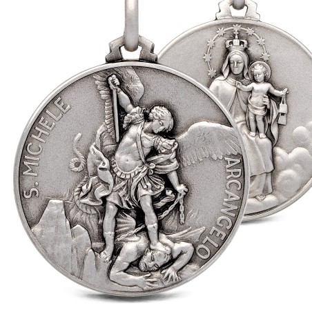 Medalion Szkaplerzny Michała Archanioła  30 mm, 15 g sklep jubilerski Gold Urbanowicz