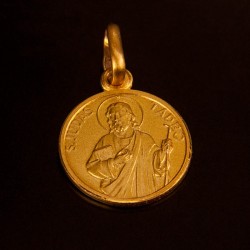 Święty Tadeusz Juda.  Złoty medalik Gold Urbanowicz Wrocław