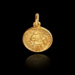 Złoty medalik - Święty Jan Ewangelista.  3,7 g  Gold Urbanowicz sklep jubilerski Szczecin.