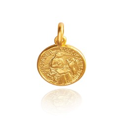  Święty Jan Ewangelista. Złoty medalik 3,7 g  Gold Urbanowicz