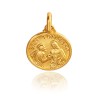złoty medalik Św Tomasza. 18 mm  Medalik św Tomasza. Gold Urbanowicz