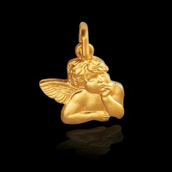Aniołek z obrazu Rafaela- zawieszka ze złota-  3,7 g Gold Urbanowicz