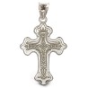 Oryginalny srebrny krzyżyk z ozdobnymi ornamentami.  3,15 g Gold Urbanowicz 