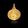 Złoty medalik  na I Komunię św -Święty Antoni  12mm, Gold Urbanowicz