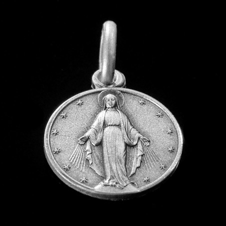 Najświętsza Maria Panna Niepokalanego Poczęcia. 1,26 g  Srebrny medalik.  Medalik Matki Boskiej Niepokalanej Gold Urbanowicz