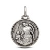 Medalik ze srebra oksydowanego ze św Rafałem Archaniołem. 3,15 g  18 mm  Gold Urbanowicz silver medal shop online 