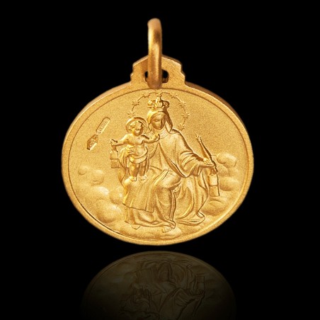 Gold Urbanowicz - Złoty Szkaplerz Karmelitański - Duży Medalion