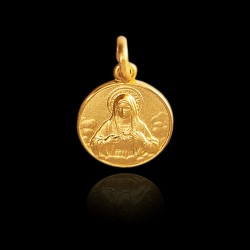 Złoty medalik - Najświętsze Serce Maryi.  Gold Urbanowicz