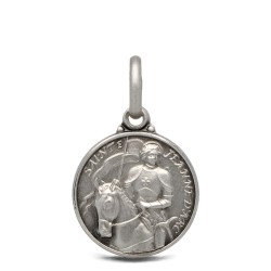 Gold Urbanowicz, Święta Joanna d'Arc, medalik srebrny,  14mm,   1,9 g 