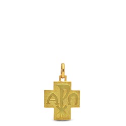 Gold Urbanowicz- Złoty krzyżyk Alfa Omega. 2,8g 