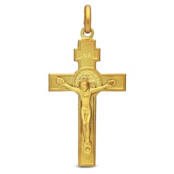 Duzy Złoty Krzyż św Benedykta,  shop online Gold Urbanowicz