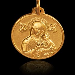 Matka Boża NIeustającej Pomocy Medalik złoty - Gold Urbanowicz jubiler online warszawa