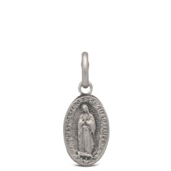 Matka Boża z Guadalupe. 1.1 g    Medalik srebrny oksydowany. medalik ze srebra. GoldUrbanowicz
