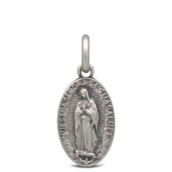 Medalik srebrny - Matka Boża z Guadalupe.  Medalik ze srebra. GoldUrbanowicz