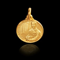 Złoty Medalik Św Maksymilian Kolbe. Gold Urbanowicz - jubiler online gdynia