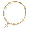 Elegancka Bransoletka ze złota 14-karatowego. Gold Urbanowicz. Dewocjonalia złote