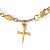 Elegancka Bransoletka ze złota 14-karatowego. Gold Urbanowicz. Dewocjonalia złote