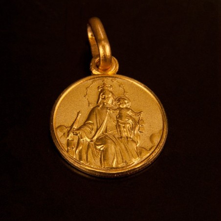 Gold Urbanowicz Szkaplerz Michała Archanioła- Złoty medalik dwustronny
