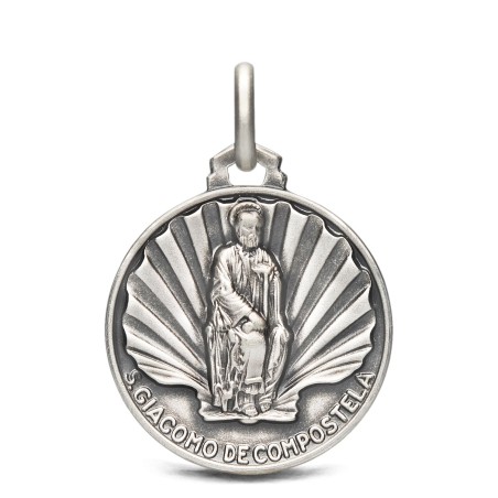 Święty Jakub, medalik srebrny,  Sklep jubilerski Gold Urbanowicz wrocław