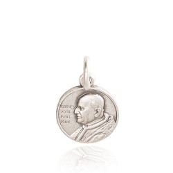 Medalik srebrny.  wizerunek  święty Jan XXIII.  3,0 g Gold Urbanowicz -mazowieckie