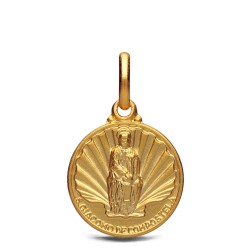 Święty Jakub, medalik złoty,  14 mm 2,3 g - sklep Gold Urbanowicz Olsztyn