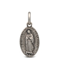 Matka Boża z Guadalupe. 1.7 g    Medalik srebrny oksydowany. medalik ze srebra. GoldUrbanowicz