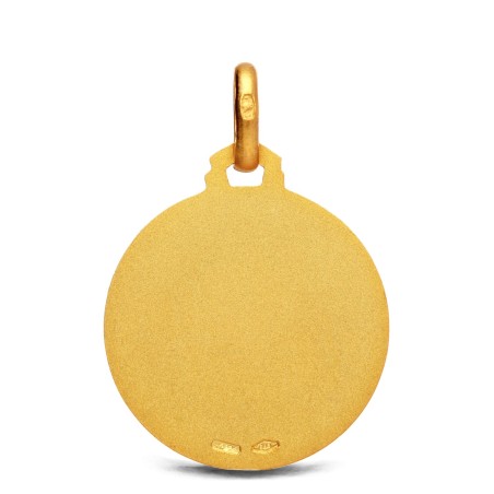 Złoty medalik Fatimski - 21mm  Gold Urbanowicz jubiler z Poznania