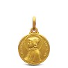 Gold Urbanowicz- shop online- Medalik  złoty Św Elisabeth Ann Seton, 14mm