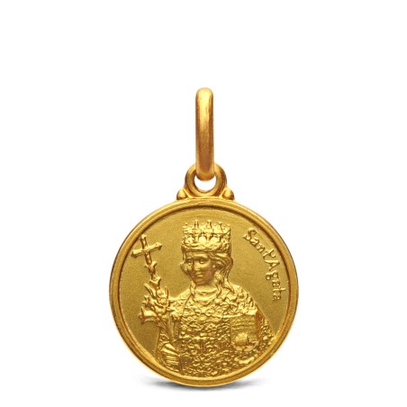 Gold Urbanowicz, Święta Agata, medalik złoty,  14mm,   2,2 g 