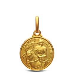 Gold Urbanowicz, Święta Joanna d'Arc, medalik złoty,  14mm,  2,1 g 