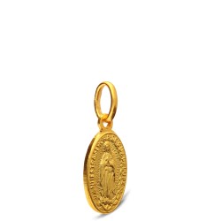 Medalik ze złota z wizerunkiem Matki Bożej z Guadalupe.  Złoty medalik 1,5 g  Gold Urbanowicz