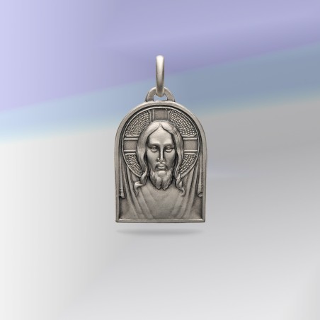 Medalion srebrny z Jezusem Chrystusem. Sklep Gold Urbanowicz z Warszawy
