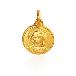 Sklep Gold Urbanowicz  21mm - Medalik św Archanioła Gabriela ze złota 585.