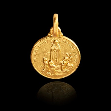 Medalik złoty Fatimski - 25mm, sklep Gold Urbanowicz