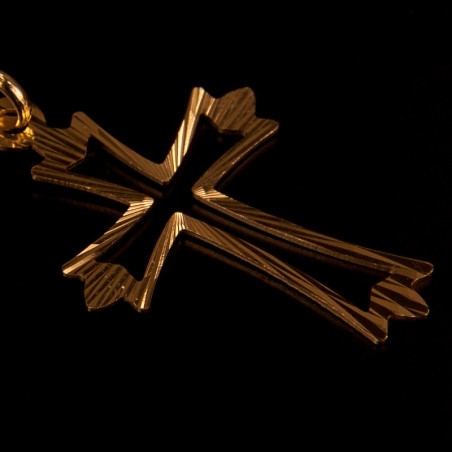 Złoty krzyżyk. Oryginalny wzór. Gold Urbanowicz 0,6 g