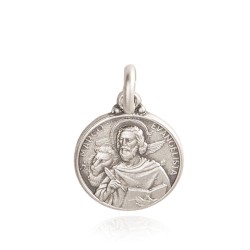 Medalik Srebrny św Marka Ewangelisty, 21mm, sklep jubilerski Toruń Gold Urbanowicz