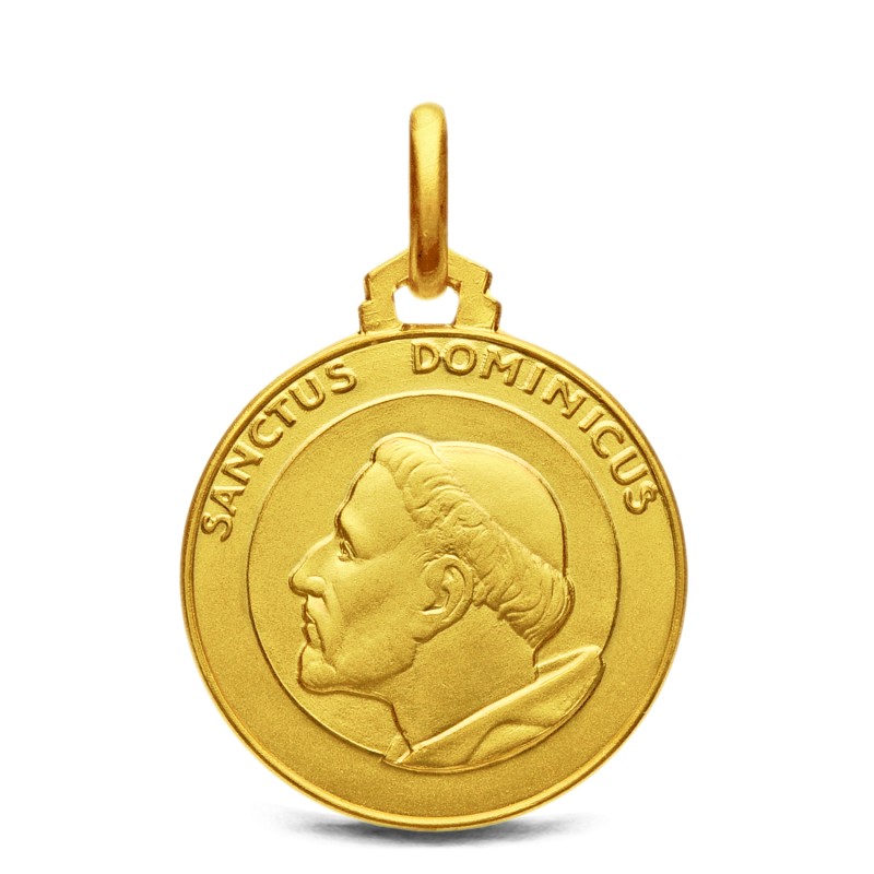 Złoty Medalik święty Dominik - Medalik złoto 585 - Gold Urbanowicz Jubiler online sklep Wrocław