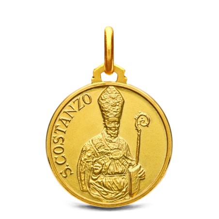 Złoty Medalik święty Konstanty. 18mm sklep jubilerski Gold Urbanowicz