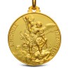 Jubiler Gold Urbanowicz - Św Michał Archanioł.  Złoty medalik . średnica 25 mm,  9 g